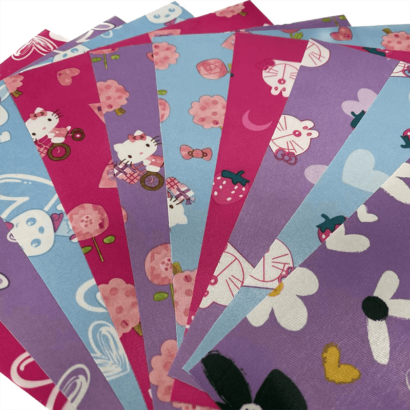 Tlačená saténová tkanina s PVC povlakom